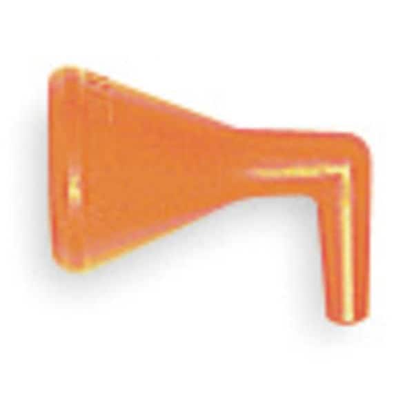 Flex Hose Nozzle, 1/4 In, 90 Deg, PK4