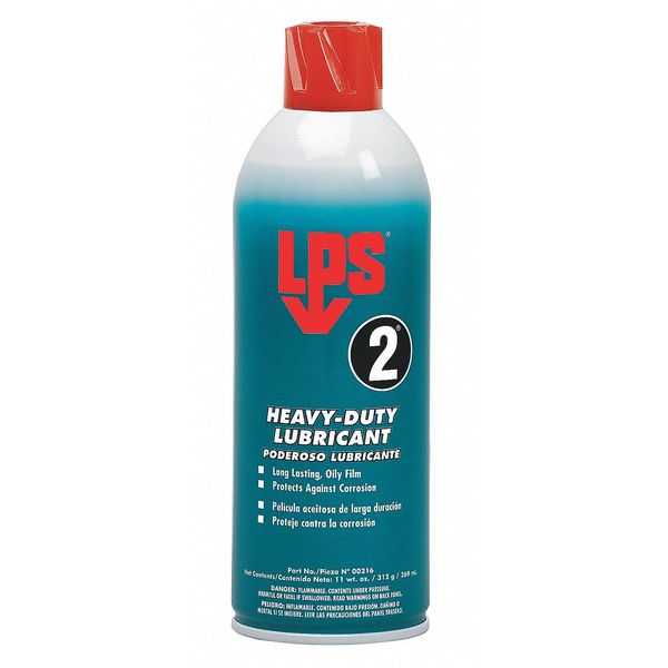 Heavy-Duty Lubricant, No Food Contact, 11 oz Aerosol Can, Brown