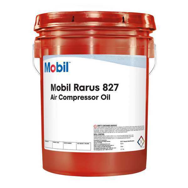 Mobil Rarus 827, Compressor, 5 gal., ISO 100, SAE Grade 30