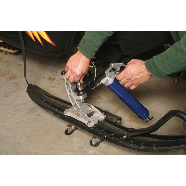 Pistol Grip Grease Gun Handle, Flex Hose, 56 Strokes per oz, Bulk/Cartridge