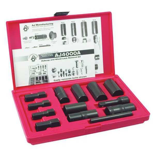 Deluxe Wheel Lock Removal Kit, 13PC