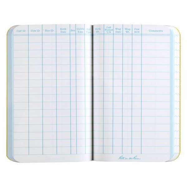 Animal Record Book, Beef Calving