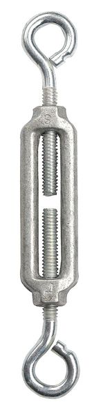 Turnbuckle, Eye & Eye, Aluminum, 3/8-16 In