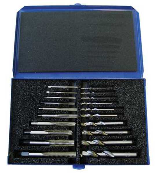 20PC Screw Machine Drill & Plug Hand Tap 157/1002 Set CL HS #44, #39, #36, #29, #25, #7, F, 5/16, U, 27/64