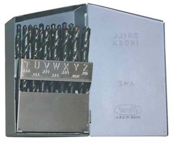 26PC 135Â° Heavy-Duty Jobber Length Drill Set Chicago-Latrobe 150ASP-TN TiN HSS A - Z