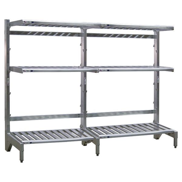 T-Bar Cantilever Shelving, 122 In. H