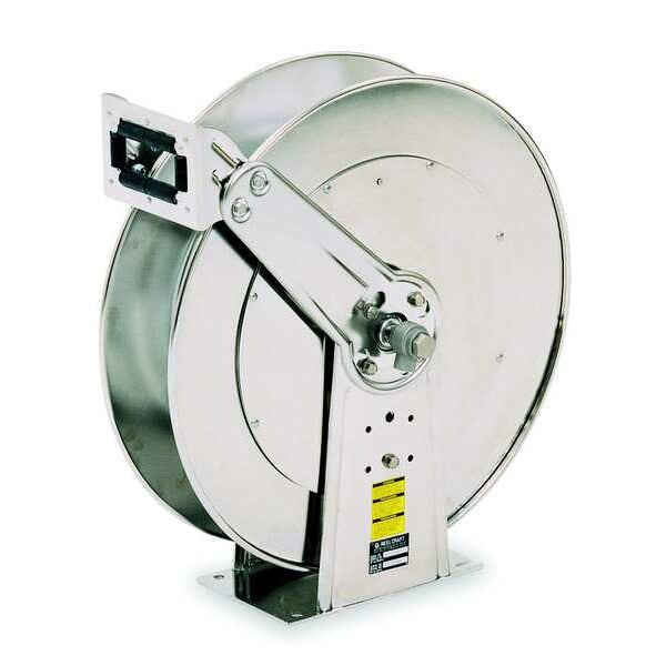 Spring Return Hose Reel, 1/2 in Hose Dia., 100 ft Length, 500 psi