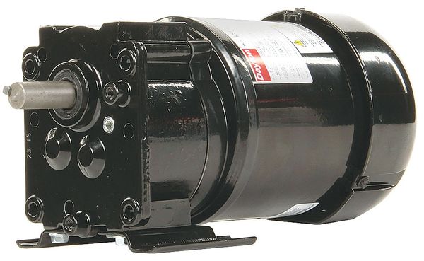 AC Gearmotor, 100.0 in-lb Max. Torque, 93 RPM Nameplate RPM, 115/230V AC Voltage, 1 Phase