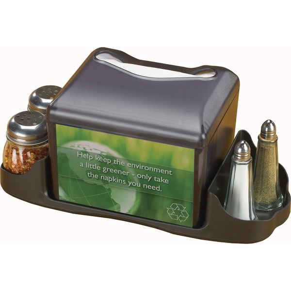 Plastic, Color Black, 200, Dispenser Caddy