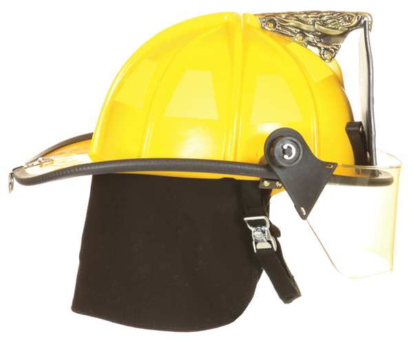 Fire Helmet, Yellow, Traditional