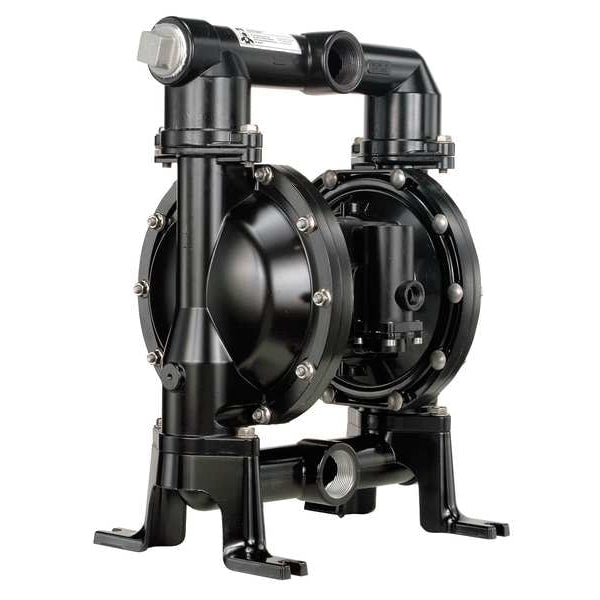 Double Diaphragm Pump, Aluminum, Air Operated, PTFE, 123 GPM