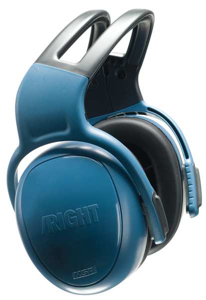 Over-the-Head Ear Muffs, 25 dB, left/RIGHT, Blue