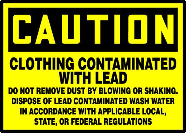 Safety Label, 3 1/2 in H, 5 in W, Vinyl, Horizontal Rectangle, English, LCAW105VSP