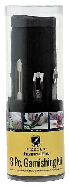 Garnishing Kit 8 pc. Black