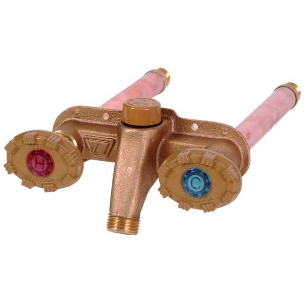 Frost Proof Dual Sillcock, Hot/Cold 8 In