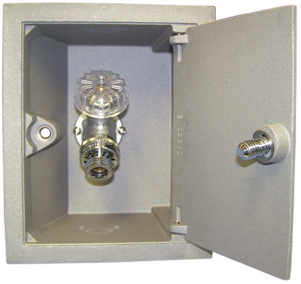 Enclosed Wall Faucet, 3-3/4 In.