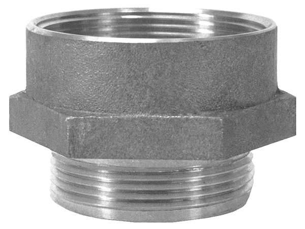 Hex Nipple, FNPTxGHT Male, 1 Inx3/4 In