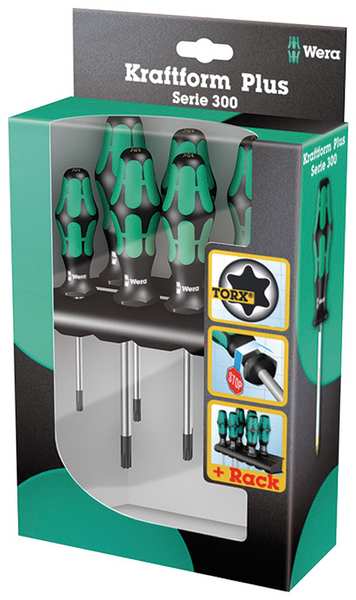 Screwdriver Set, Torx(R), 6 Pc