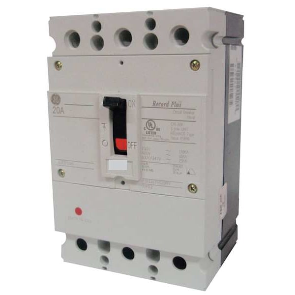 Molded Case Circuit Breaker, 80 A, 347/600V AC, 3 Pole, Free Standing Mounting Style, FBN Series