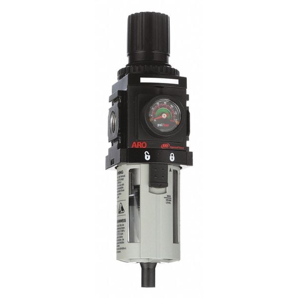 Filter/Regulator, 8.15 In. H, 2.20 In. W