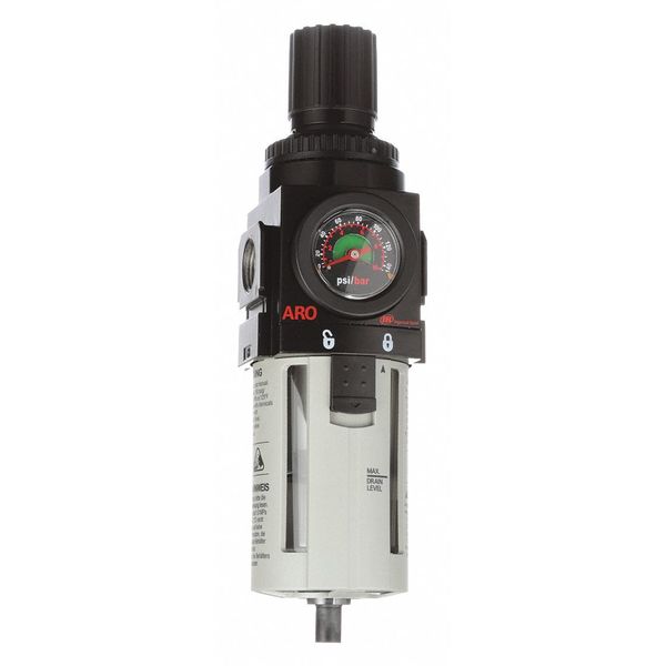 Filter/Regulator, 9.96 In. H, 2.76 In. W