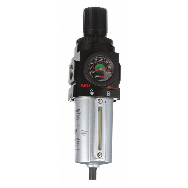 Filter/Regulator, 10.03 In. H, 2.76 In. W