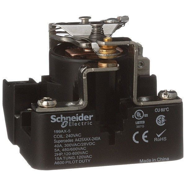Open Power Relay, 5 Pin, 240VAC, SPDT