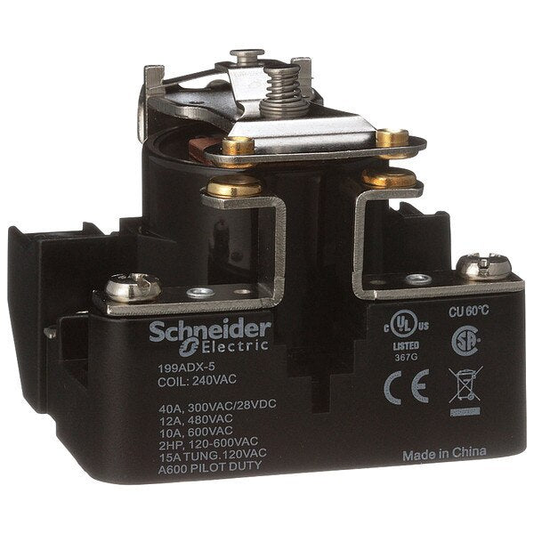 Open Power Relay, 4 Pin, 240VAC, SPST-NO