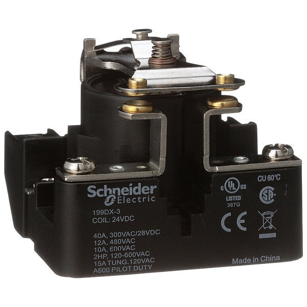 Open Power Relay, 4 Pin, 24VDC, SPST-NO
