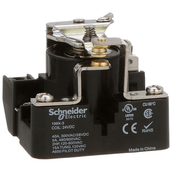 Open Power Relay, Surface Mounted, SPDT, 24V DC, 5 Pins, 1 Poles
