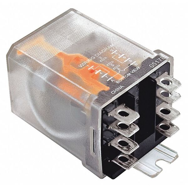 Enclosed Power Relay, Surface (Side Flange) Mounted, 3PDT, 24V AC, 11 Pins, 3 Poles