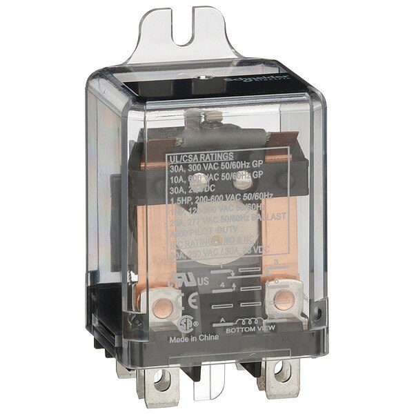 Enclosed Power Relay, 5 Pin, 24VDC, SPDT