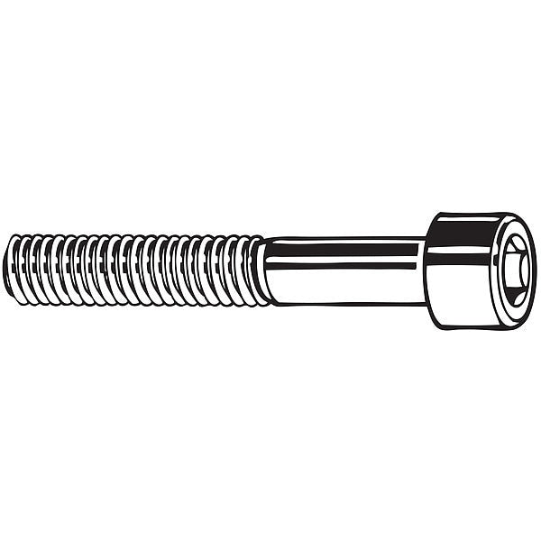 M24-3.00 Socket Head Cap Screw, Black Oxide Steel, 75 mm Length, 10 PK