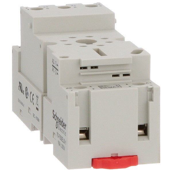 Relay Socket, Finger Safe, Octal, 8 Pin, 16A