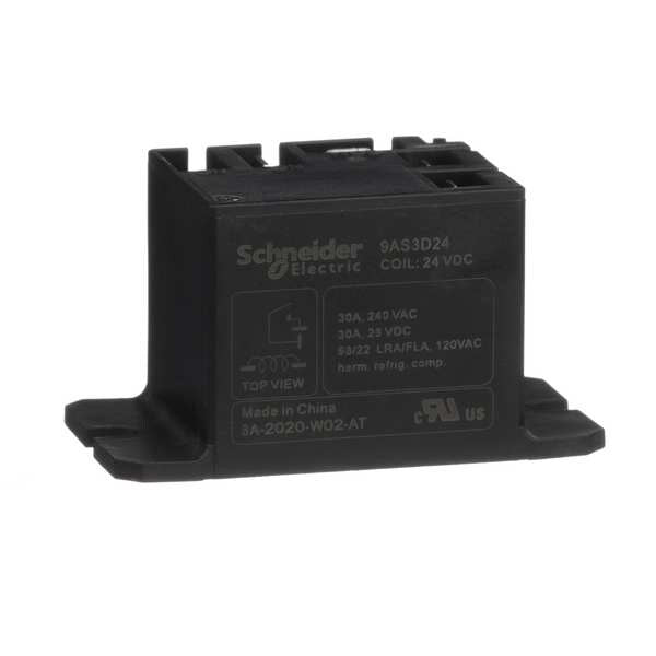 Enclosed Power Relay, 4 Pin, 24VDC, SPST-NO