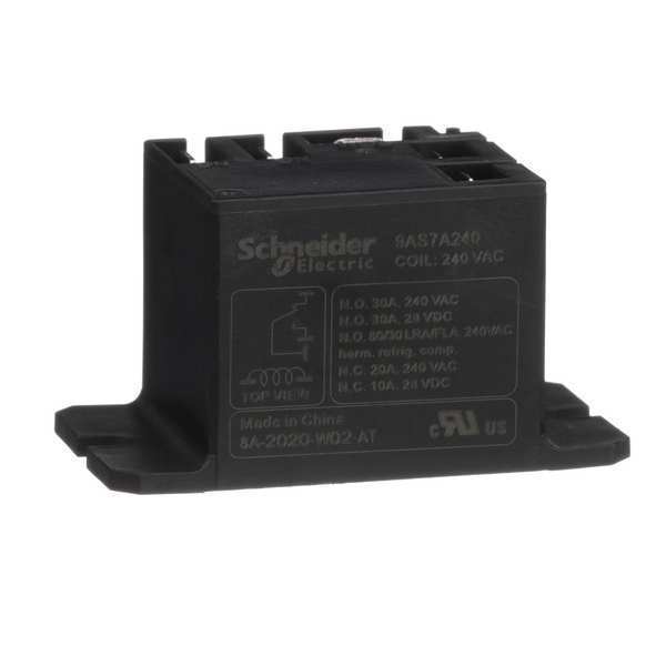 Enclosed Power Relay, Surface (Top Flange) Mounted, SPDT, 240V AC, 5 Pins, 1 Poles