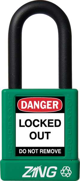 Lockout Padlock, KA, Green, 1-3/4