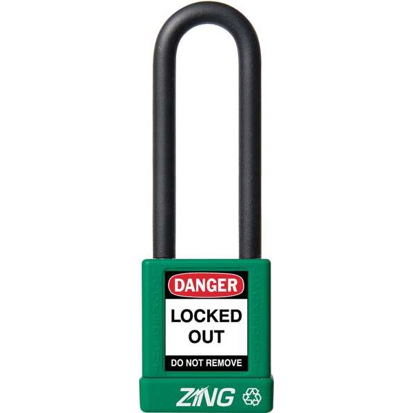 Lockout Padlock, KA, Green, 1-3/4