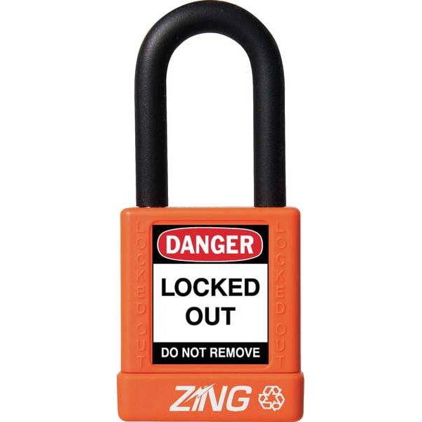 Lockout Padlock, KA, Orange, 1-3/4