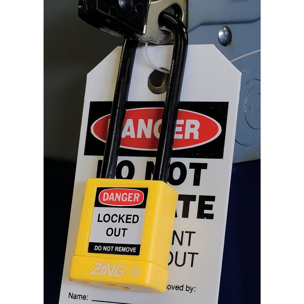 Lockout Padlock, KA, Yellow, 1-3/4