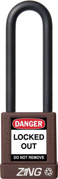 Lockout Padlock, KA, Brown, 1-3/4
