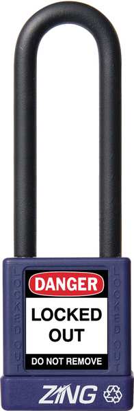 Lockout Padlock, KD, Purple, 1-3/4