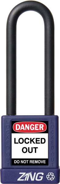 Lockout Padlock, KA, Purple, 1-3/4