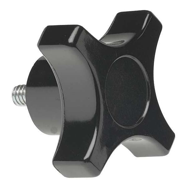 Four Prong Knob, Clamp Knob, 3/8-16 Size, 2.51