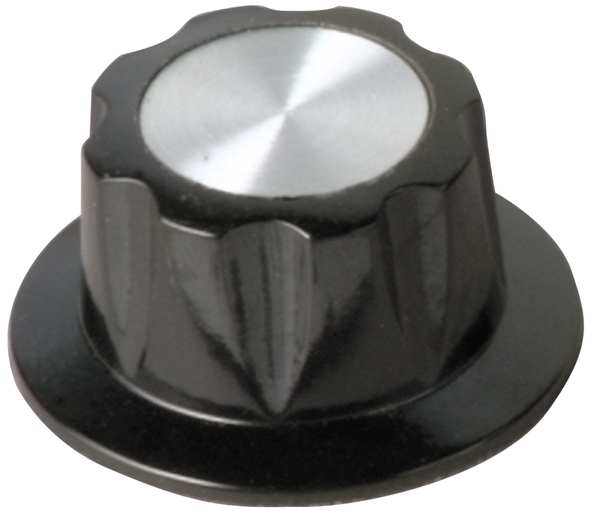 Skirted Control Knob, Control Knob, 1/4