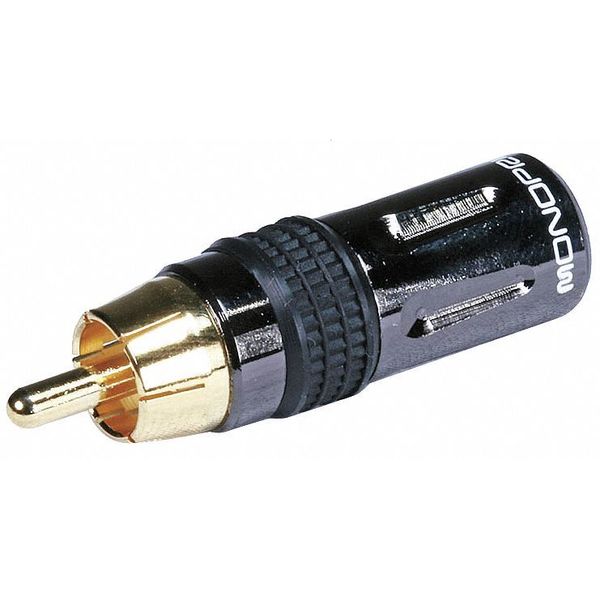 RCA Plug, RCA male, Gold tip, RG6