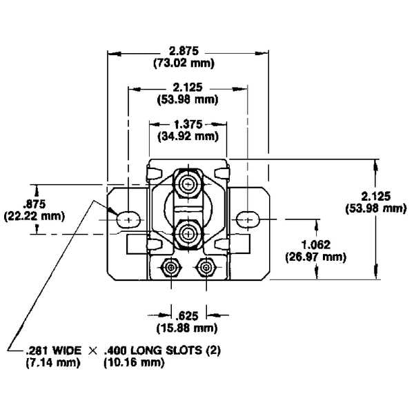 DC Power Solenoid, 12V, Amps 80
