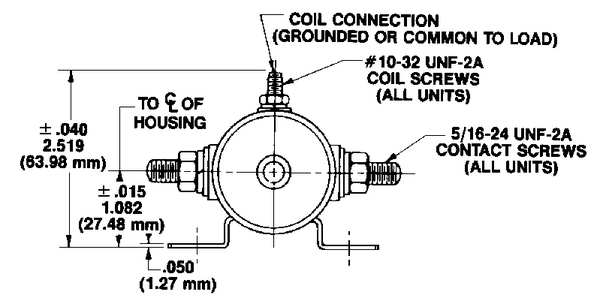 DC Power Solenoid, 12V, Amps 80