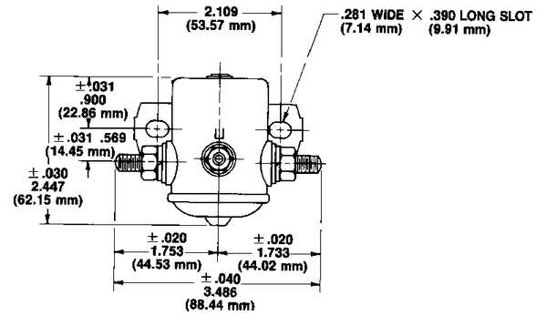 DC Power Solenoid, 24V, Amps 50
