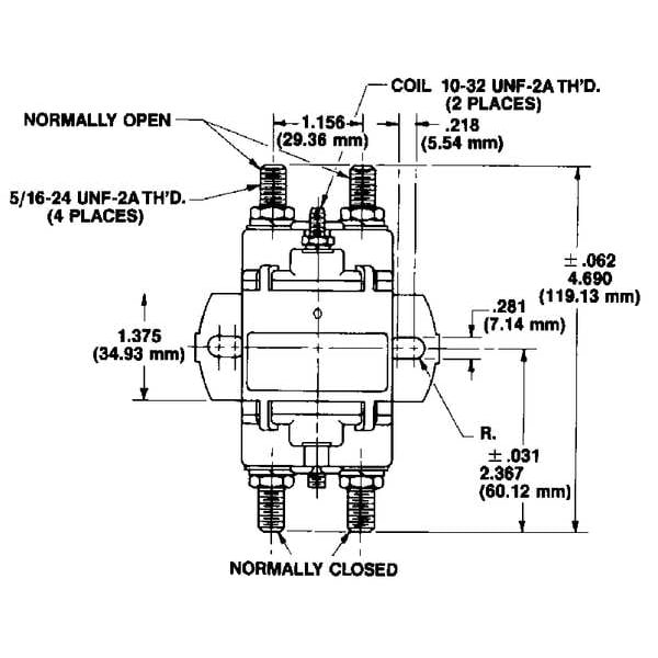 DC Power Solenoid, 24V, Amps 100